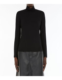 Гольф из мягкого вискозного трикотажа WEEKEND Max Mara WE5946044206008 черный