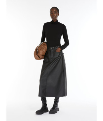 Гольф из мягкого вискозного трикотажа WEEKEND Max Mara WE5946044206008 черный