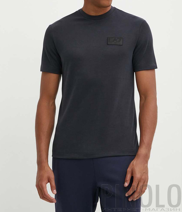 Мужская футболка EA7 Emporio Armani 6DPT72 PJ6QZ черная
