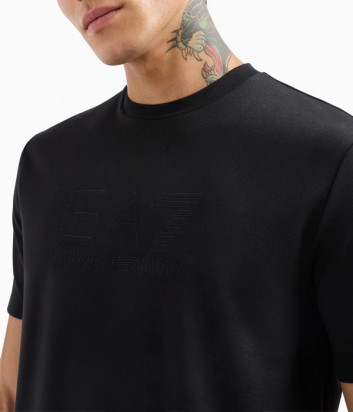Мужская футболка EA7 Emporio Armani 6DPT71 PJUJZ черная