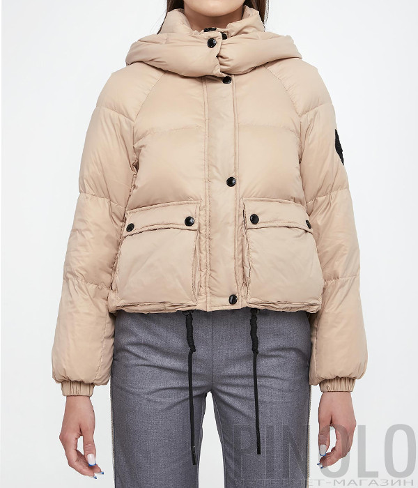 Пуховик ERMANNO FIRENZE D45EA015EX1 бежевый