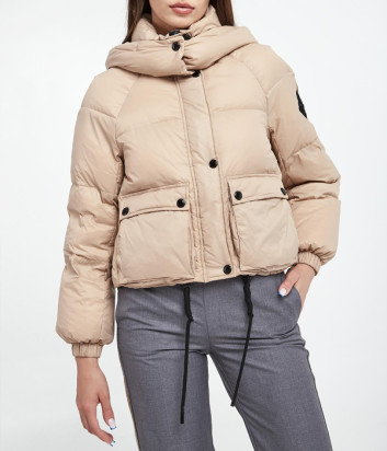 Пуховик ERMANNO FIRENZE D45EA015EX1 бежевый