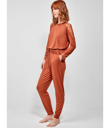 Женская пижама GISELA 2/20177 терракотовая Женская пижама GISELA 2/20177 терракотовая