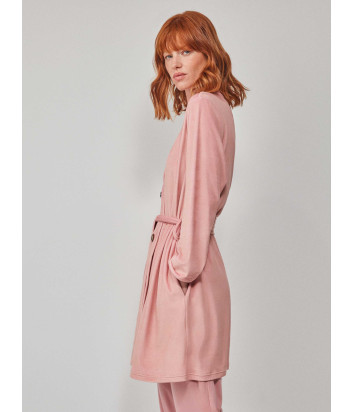 Флисовый халат GISELA 2/20188 розовый