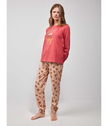 Женская пижама GISELA 2/20203 малиновая