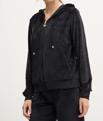 Велюровый костюм для дома EMPORIO ARMANI 164889 4F260 черный