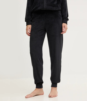 Велюровый костюм для дома EMPORIO ARMANI 164889 4F260 черный