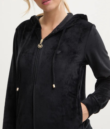 Велюровый костюм для дома EMPORIO ARMANI 164889 4F260 черный