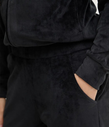 Велюровый костюм для дома EMPORIO ARMANI 164889 4F260 черный