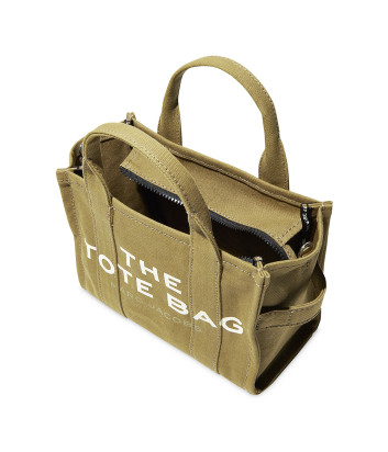 Сумка MARC JACOBS The Canvas Small Tote Bag M0016493372 оливковая