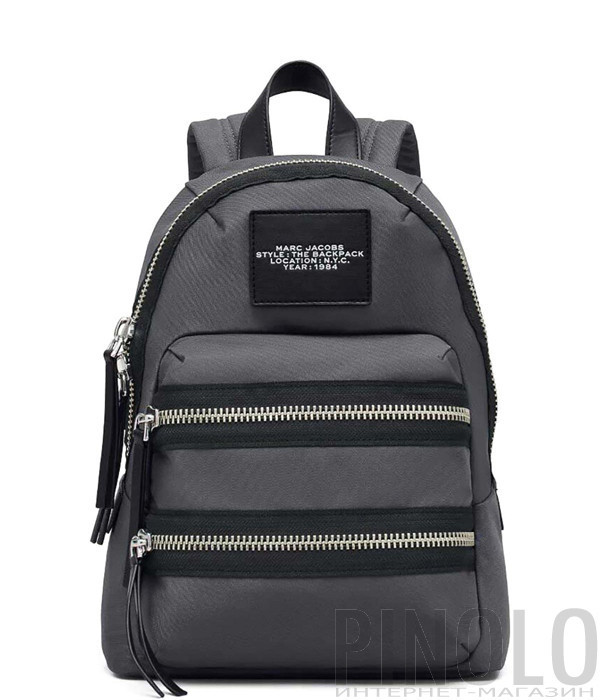 Рюкзак MARC JACOBS The Biker Nylon Medium 2F3HBP029H02061 серый