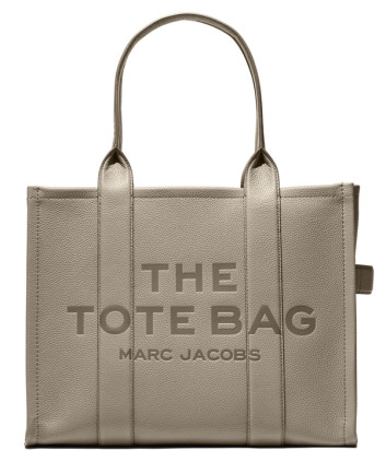 Сумка MARC JACOBS The Leather Large Tote Bag H020L01FA21055 серо-бежевая