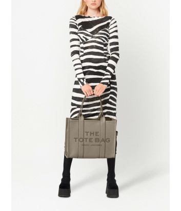 Сумка MARC JACOBS The Leather Large Tote Bag H020L01FA21055 серо-бежевая