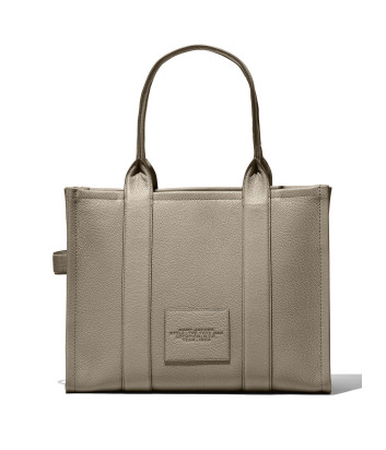Сумка MARC JACOBS The Leather Large Tote Bag H020L01FA21055 серо-бежевая