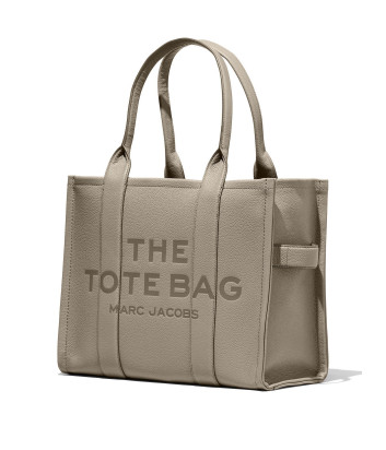 Сумка MARC JACOBS The Leather Large Tote Bag H020L01FA21055 серо-бежевая