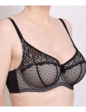Бюстгальтер с полумягкой чашкой ORHIDEJA 554-187 черно-бежевый