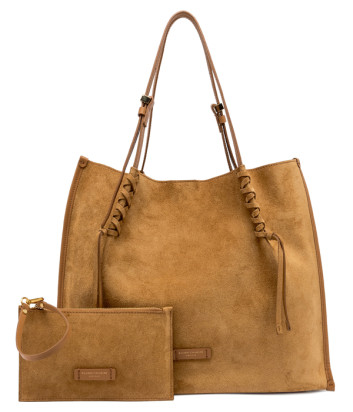 Замшевая сумка GIANNI CHIARINI DORY 11307 рыже-коричневая