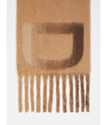Шарф из смеси альпаки и шерсти WEEKEND Max Mara 5546044506002 карамельный
