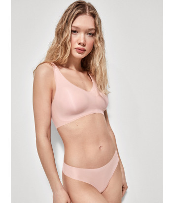 Бесшовные трусики-стринги GISELA Undies 1/10023 пудровые
