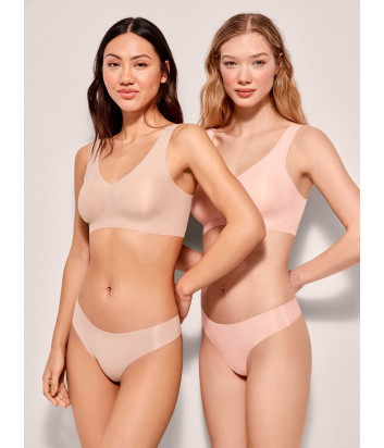 Бесшовные трусики-стринги GISELA Undies 1/10023 пудровые