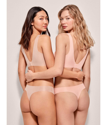 Бесшовные трусики-стринги GISELA Undies 1/10023 пудровые