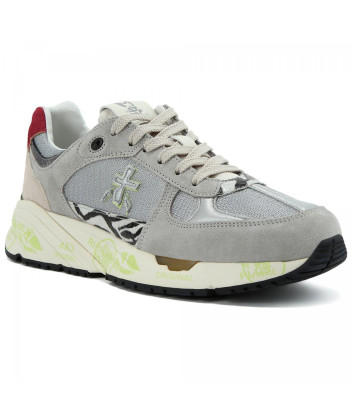 Женские кроссовки PREMIATA Mase 7121 серые с принтом Женские кроссовки PREMIATA Mase 7121 серые с принтом