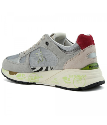 Женские кроссовки PREMIATA Mase 7121 серые с принтом Женские кроссовки PREMIATA Mase 7121 серые с принтом