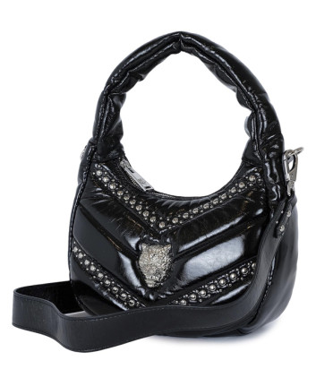 Стеганная сумка PLEIN SPORT 2110254 с декором черная