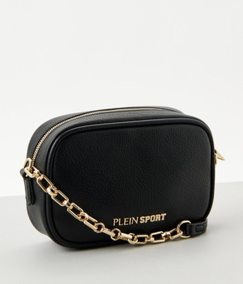 Сумка через плечо PLEIN SPORT 2110242 с декором черная