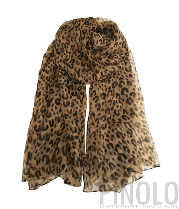 Шарф TOSCA BLU Cocco TS2559F59 с анималистичным принтом