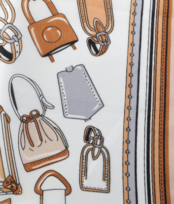 Шарф TOSCA BLU Ananas TS2550F50 с принтом бежевый