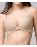 Бесшовный бюстгальтер пуш-ап LUNA SPLENDIDA Miracle One 1808 без косточек бежевый