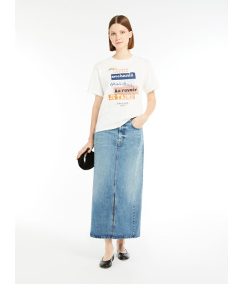 Футболка WEEKEND Max Mara WE5971045106008 белая с принтом