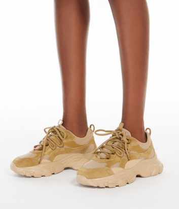 Кроссовки WEEKEND Max Mara WE5761055406002 сверхлегкой конструкции бежевые