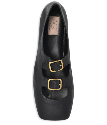 Кожаные туфли ATTILIO GIUSTI LEOMBRUNI (AGL) Ceramic 840001 черные