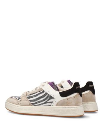 Женские кроссовки PREMIATA Quinnd 7417 с анималистическим принтом Женские кроссовки PREMIATA Quinnd 7417 с анималистическим принтом