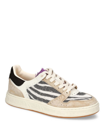 Женские кроссовки PREMIATA Quinnd 7417 с анималистическим принтом Женские кроссовки PREMIATA Quinnd 7417 с анималистическим принтом