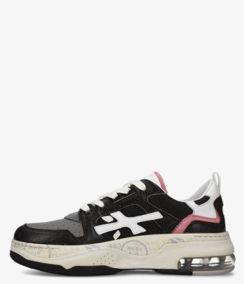 Женские кроссовки PREMIATA DRAKED 416 на платформе черные