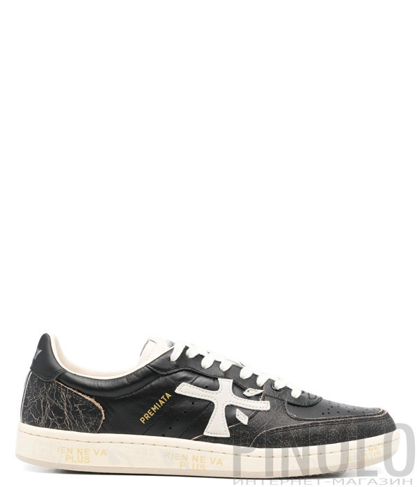 Мужские кеды PREMIATA BSKT CLAYD 7265 черные