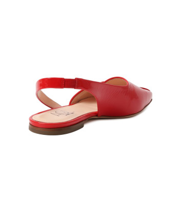 Лаковые туфли ATTILIO GIUSTI LEOMBRUNI (AGL) 550002 с квадратным носком красные