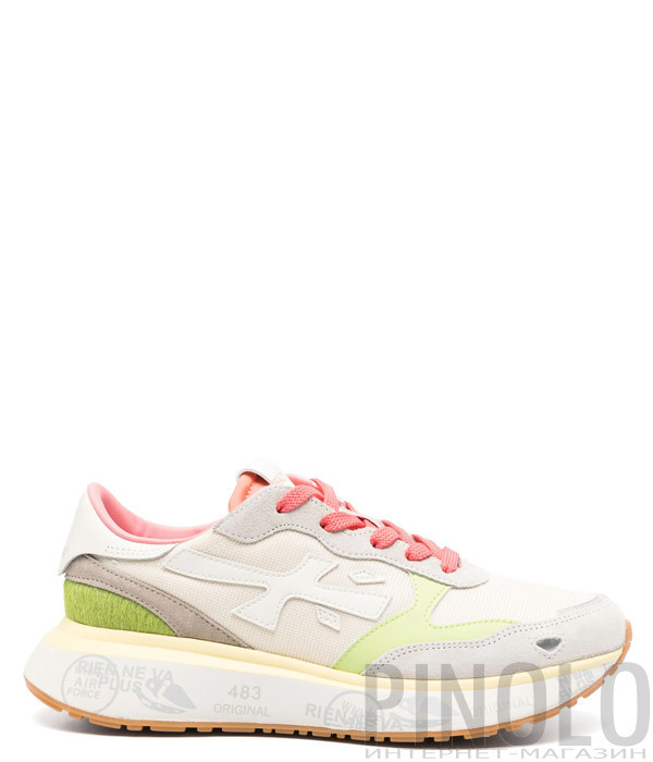 Женские кроссовки PREMIATA Lauryn 7481 на платформе мультиколор Женские кроссовки PREMIATA Lauryn 7481 на платформе мультиколор