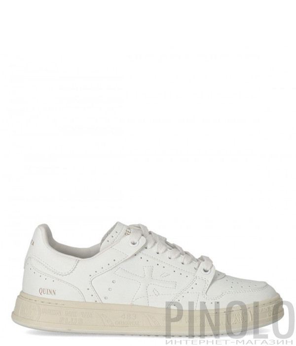 Кожаные кроссовки PREMIATA Quinnd 7424 белые