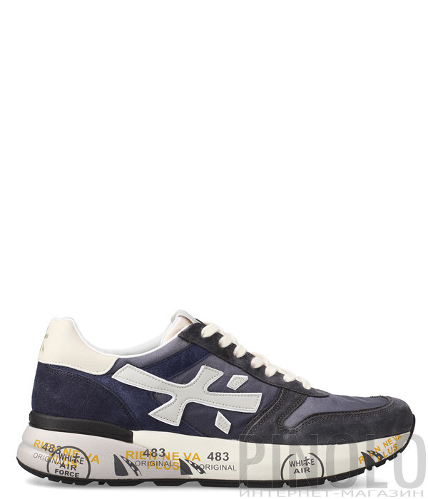 Чоловічі кросівки PREMIATA Mick 7209 комбіновані сині