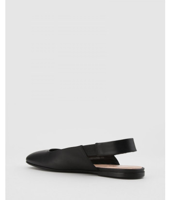 Кожаные туфли ATTILIO GIUSTI LEOMBRUNI (AGL) 840010 с открытой пяткой черные