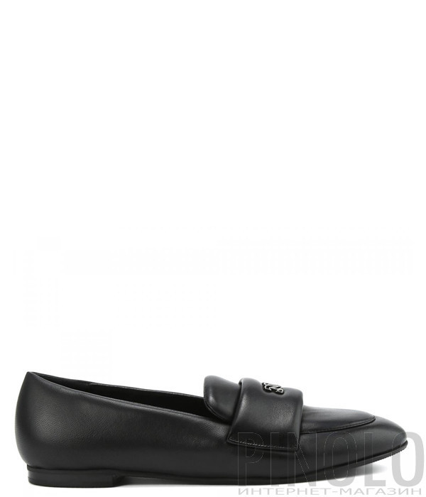 Кожаные лоферы CASADEI 1D275Y0101C26069000 черные