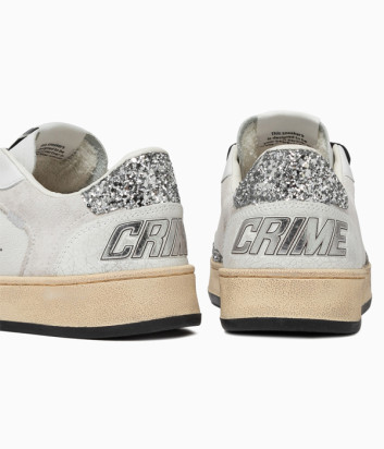 Женские кроссовки CRIME LONDON Chelsea 21203AA7.10 с глиттером белые
