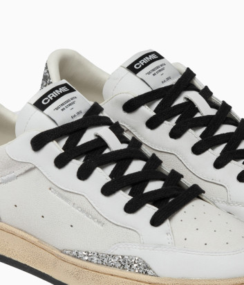 Женские кроссовки CRIME LONDON Chelsea 21203AA7.10 с глиттером белые