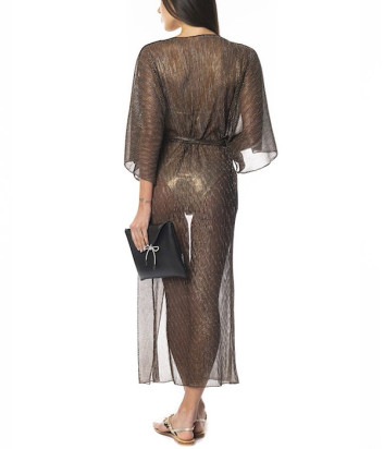 Пляжная накидка - кимоно ACQUADICOCCO AQ85525 бронзовая