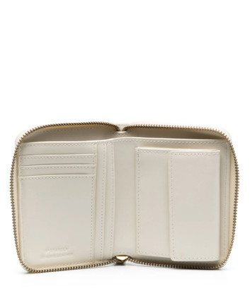 Кошелек на молнии PINKO 100249 A0GK в стеганной коже белый