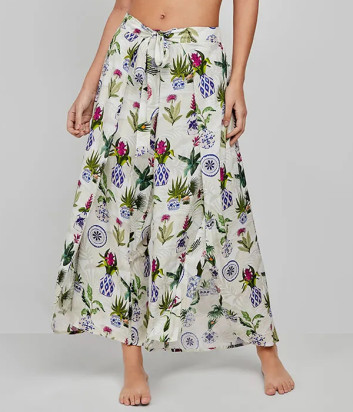 Брюки свободного кроя GISELA 2/40030 с ярким принтом